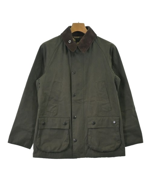 Barbour バブアーブルゾン（余分の物） メンズ 34(XXS位) カーキx茶【中古】【古着】