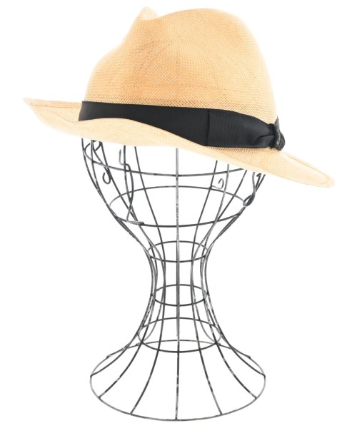 Borsalino ボルサリーノ ストローハット メンズ - ベージュ 【中古】【古着】