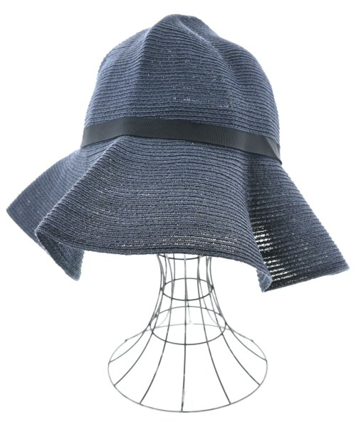 Borsalino ボルサリーノ ハット レディース M 紺 【中古】【古着】