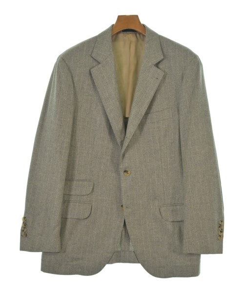 【美品】ブルネロクチネリ　コットンジャケット　シルク切り替え　バックギャザー BRUNELLO CUCINELLI】ブルネロクチネリ『シルク×コットン テーラード