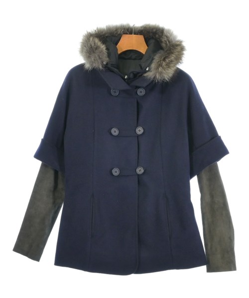 BRUNELLO CUCINELLI ブルネロ　クチネリ コート（その他） レディース 42(M位) 紺xグレー 【中古】【古着】
