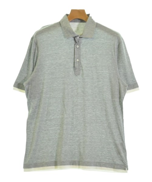 BRUNELLO CUCINELLI ブルネロ クチネリポロシャツ メンズ L 薄墨色【中古】【古着】