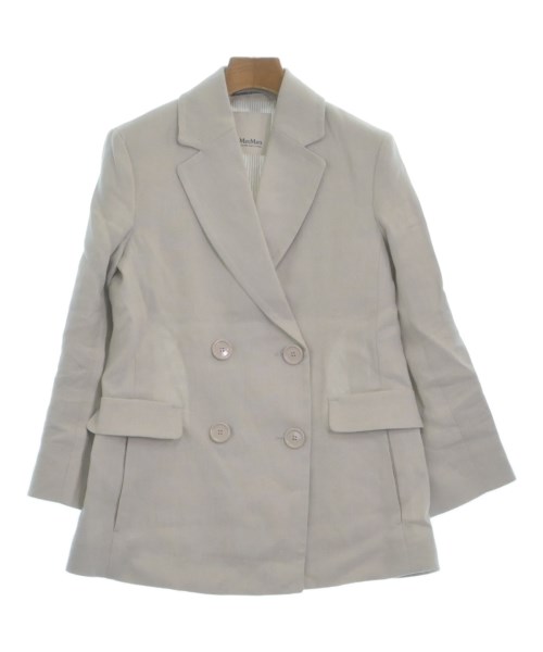 'S Max Mara エス　マックス　マーラ テーラードジャケット レディース 34(XXS位) グレーベージュ 【中古】【古着】