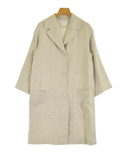 'S Max Mara エス　マックス　マーラ チェスターコート レディース 40(M位) ベージュ 【中古】【古着】