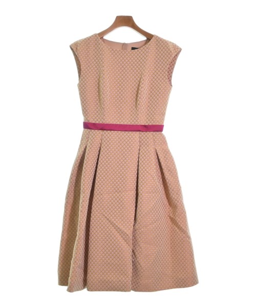 PAULE KA ポールカ ワンピース レディース 38(S位) ピンクxベージュx黄(総柄) 【中古】【古着】 14,399円