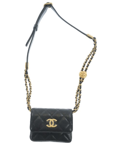 CHANEL シャネル ショルダーバッグ レディース - 黒 【中古】【古着】