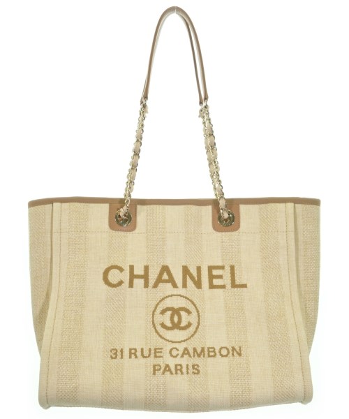 CHANEL シャネル トートバッグ レディース - ベージュ 【中古】【古着】