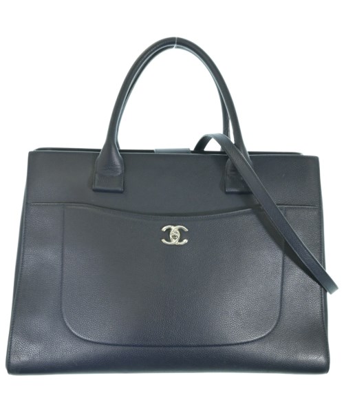 CHANEL シャネル トートバッグ レディース - 紺 【中古】【古着】