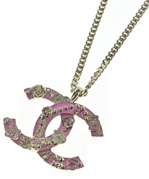 CHANEL シャネル ネックレス レディース - ピンクxゴールド 【中古】【古着】