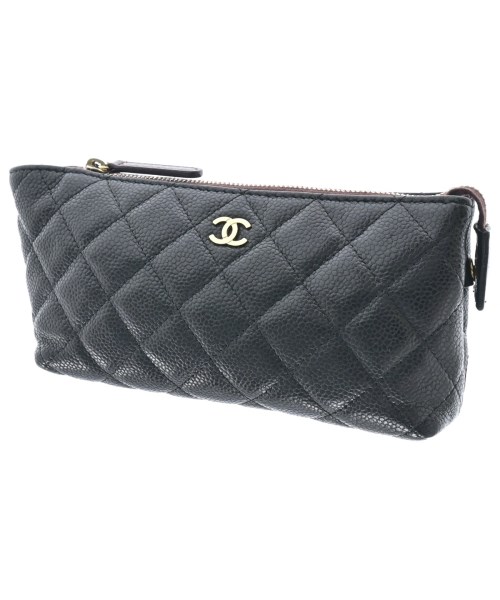 CHANEL シャネル ポーチ レディース - 黒 【中古】【古着】