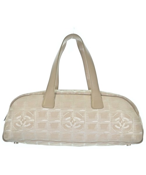 CHANEL シャネルボストンバッグ レディース - ベージュx白(総柄)【中古】【古着】