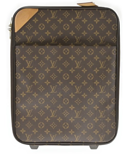 LOUIS VUITTON ルイヴィトンキャリーケース・スーツケース レディース - 茶(総柄)【中古】【古着】