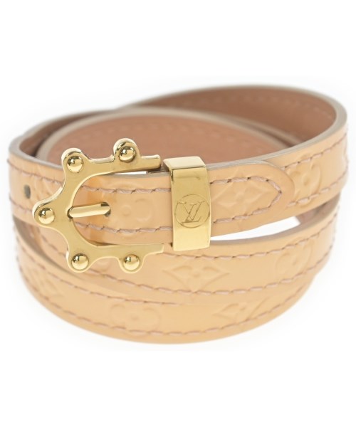 LOUIS VUITTON ルイヴィトン ブレスレット・バングル レディース - ベージュ(総柄) 【中古】【古着】
