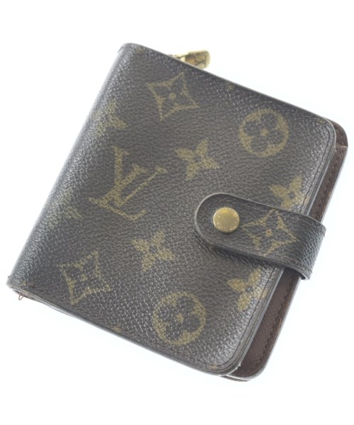 LOUIS VUITTON ルイヴィトン財布・コインケース レディース - 茶xベージュ(総柄)【中古】【古着】