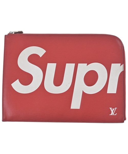 LOUIS VUITTON ルイヴィトンクラッチバッグ レディース GM 赤【中古】【古着】