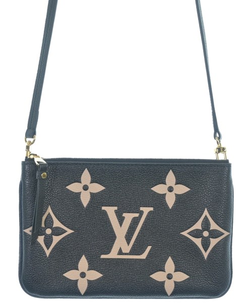 LOUIS VUITTON ルイヴィトンショルダーバッグ レディース - 黒xベージュ【中古】【古着】