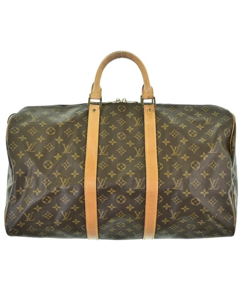 LOUIS VUITTON ルイヴィトンボストンバッグ レディース 55 茶(総柄)【中古】【古着】
