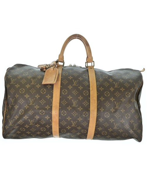 LOUIS VUITTON ルイヴィトンボストンバッグ レディース 55 茶(総柄)【中古】【古着】