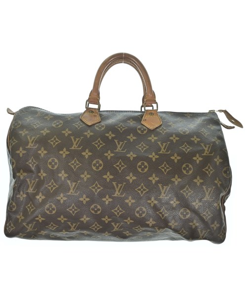 LOUIS VUITTON ルイヴィトンボストンバッグ レディース 40 茶xベージュ(総柄)【中古】【古着】