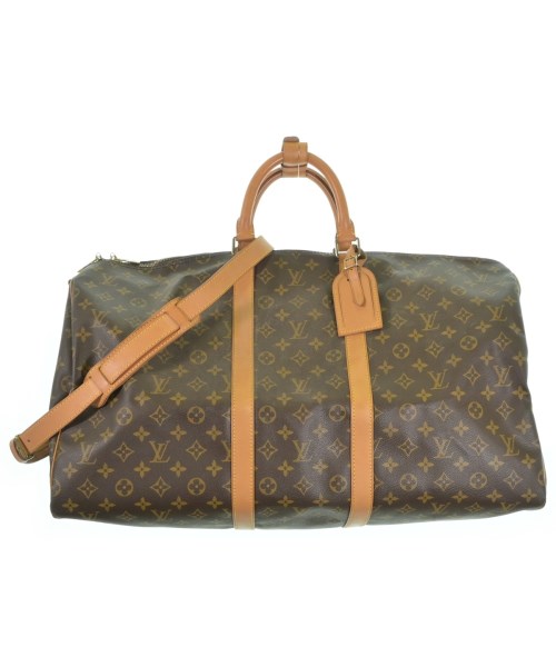 LOUIS VUITTON ルイヴィトンボストンバッグ レディース 55 茶系(総柄)【中古】【古着】