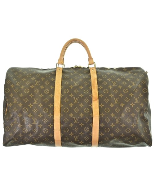 LOUIS VUITTON ルイヴィトンボストンバッグ レディース 60 茶xベージュ(総柄)【中古】【古着】