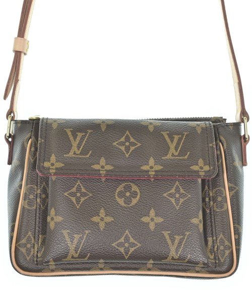 LOUIS VUITTON ルイヴィトンショルダーバッグ レディース - 茶xベージュ(総柄)【中古】【古着】