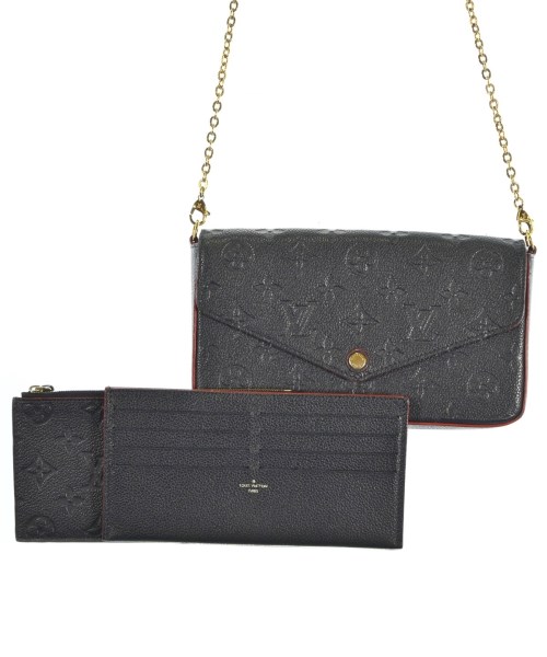 LOUIS VUITTON ルイヴィトンショルダーバッグ レディース - 紺(総柄)【中古】【古着】