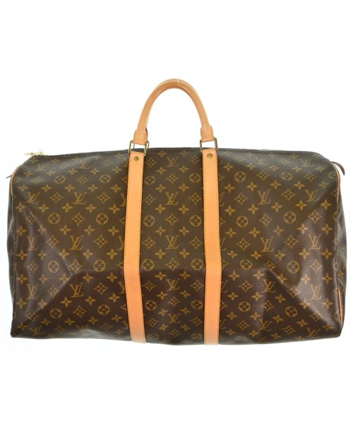 LOUIS VUITTON ルイヴィトンボストンバッグ レディース 55 茶(総柄)【中古】【古着】