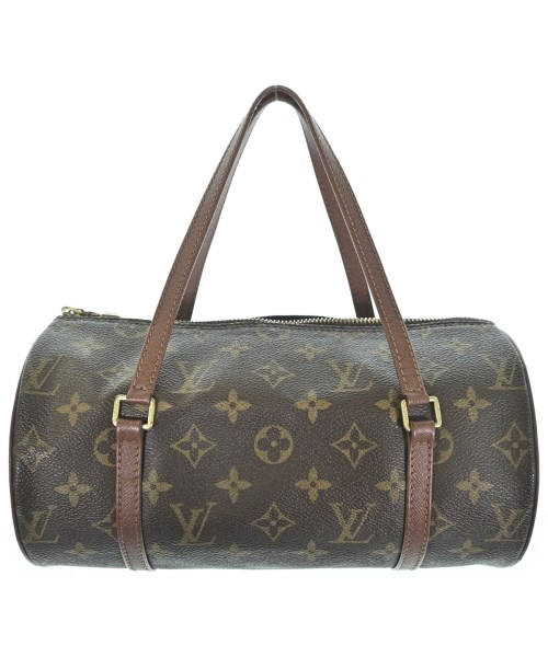 LOUIS VUITTON ルイヴィトンハンドバッグ レディース - 茶xベージュ(総柄)【中古】【古着】