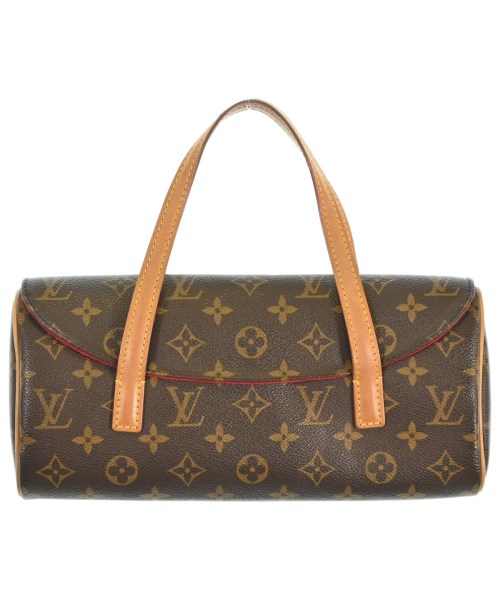 LOUIS VUITTON ルイヴィトンハンドバッグ レディース - 茶xベージュ(総柄)【中古】【古着】