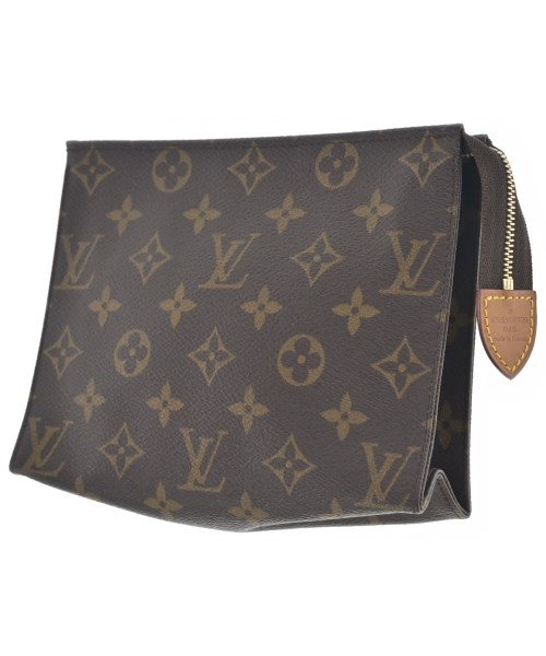 LOUIS VUITTON ルイヴィトンポーチ レディース - 茶(総柄)【中古】【古着】