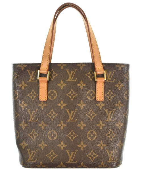 LOUIS VUITTON ルイヴィトントートバッグ レディース - 茶xベージュ(総柄)【中古】【古着】