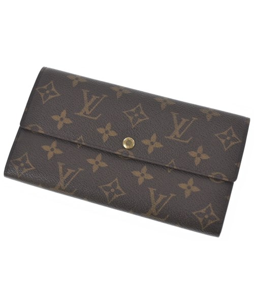 LOUIS VUITTON ルイヴィトン札入れ・コインケース レディース - 茶(総柄)【中古】【古着】