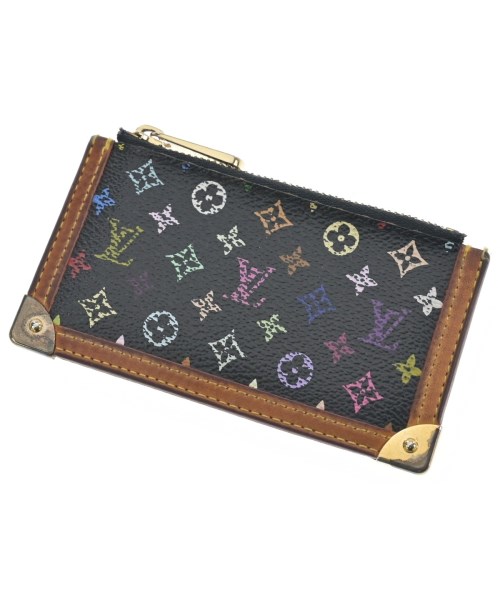 LOUIS VUITTON ルイヴィトンポーチ レディース - 黒xサクラ色x白等(総柄)【中古】【古着】