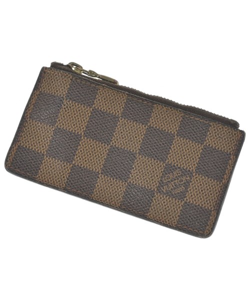 LOUIS VUITTON ルイヴィトン 財布・コインケース レディース - 茶系(チェック) 【中古】【古着】