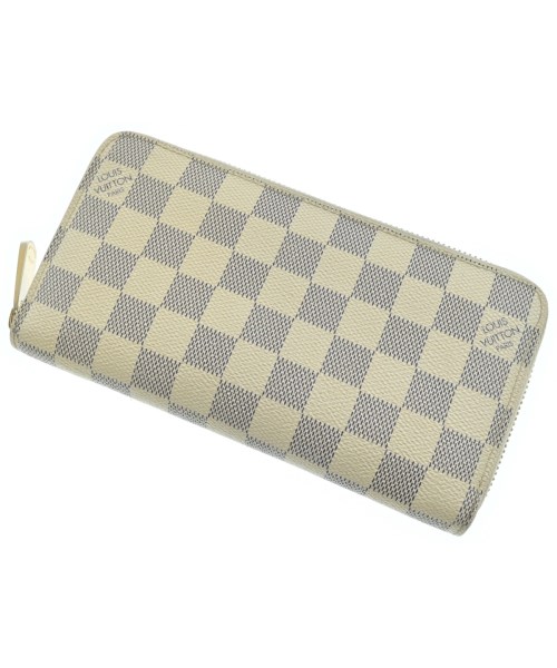 LOUIS VUITTON ルイヴィトン札入れ・コインケース レディース - ベージュ系x薄墨色系【中古】【古着】