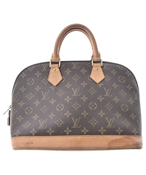 LOUIS VUITTON ルイヴィトン ハンドバッグ レディース - こげ茶xキャメル(総柄) 【中古】【古着】
