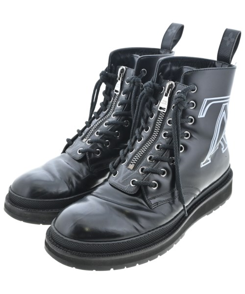 LOUIS VUITTON ルイヴィトン ブーツ メンズ UK7(25.5cm位) 黒 【中古】【古着】