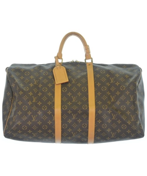 LOUIS VUITTON ルイヴィトンボストンバッグ レディース 55 茶系(総柄)【中古】【古着】
