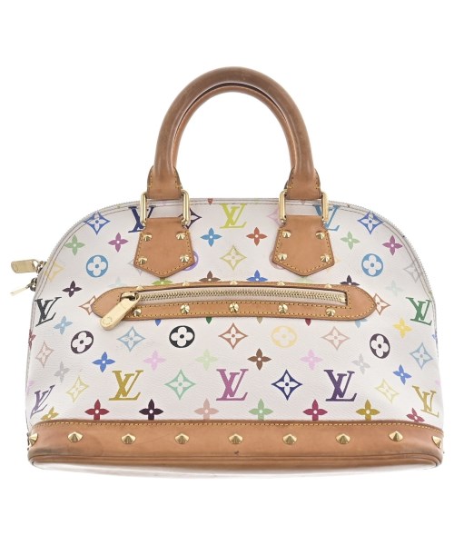 LOUIS VUITTON ルイヴィトンハンドバッグ レディース - 象牙色x青x赤等(総柄)【中古】【古着】