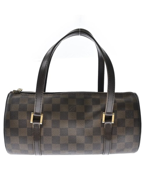 LOUIS VUITTON ルイヴィトンハンドバッグ レディース - 茶xベージュ(総柄)【中古】【古着】