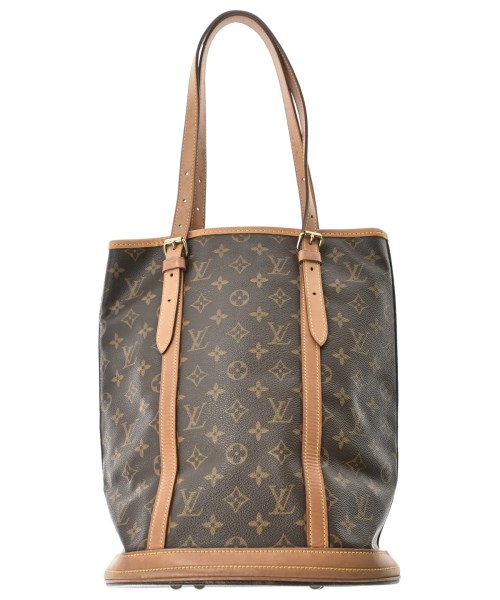 LOUIS VUITTON ルイヴィトントートバッグ レディース GM 茶xベージュ(総柄)【中古】【古着】