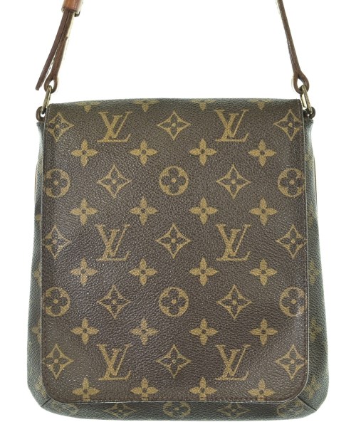 LOUIS VUITTON ルイヴィトンショルダーバッグ レディース - 茶xベージュ(総柄)【中古】【古着】