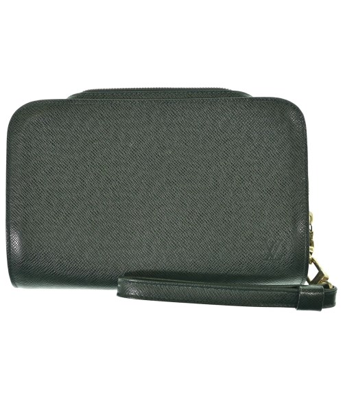 LOUIS VUITTON ルイヴィトンクラッチバッグ レディース - 深緑【中古】【古着】