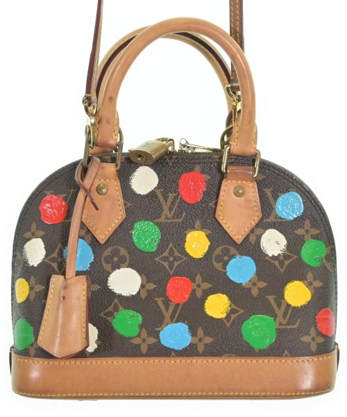 LOUIS VUITTON ルイヴィトンハンドバッグ レディース - 茶x赤x緑等(総柄)【中古】【古着】