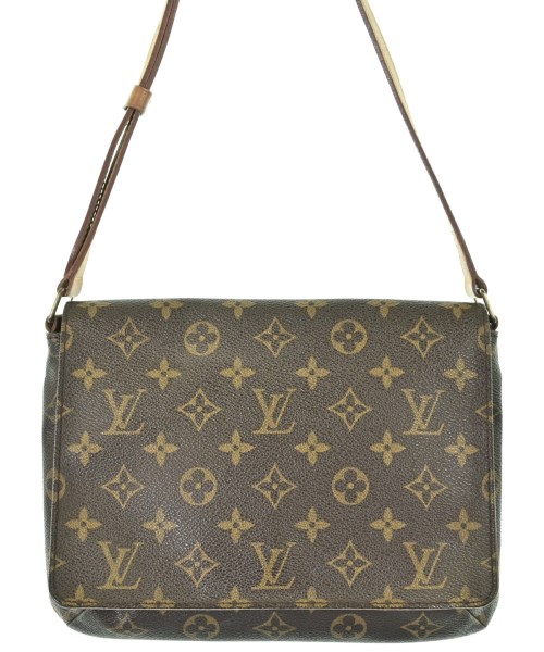 LOUIS VUITTON ルイヴィトンショルダーバッグ レディース - 茶xベージュ(総柄)【中古】【古着】