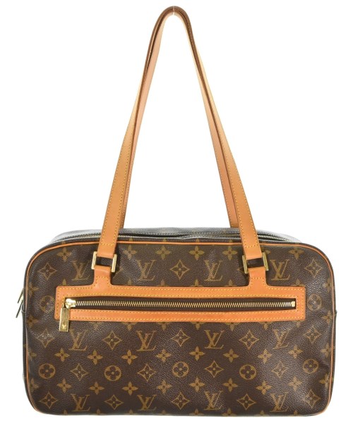 LOUIS VUITTON ルイヴィトンハンドバッグ レディース GM 茶xベージュ(総柄)【中古】【古着】