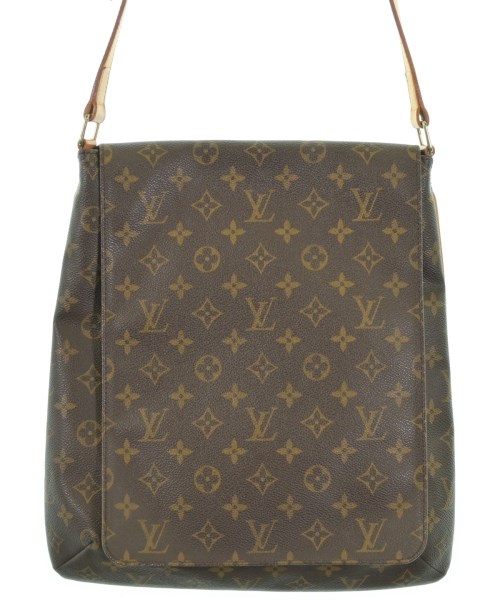LOUIS VUITTON ルイヴィトンショルダーバッグ レディース - 茶xベージュ(総柄)【中古】【古着】