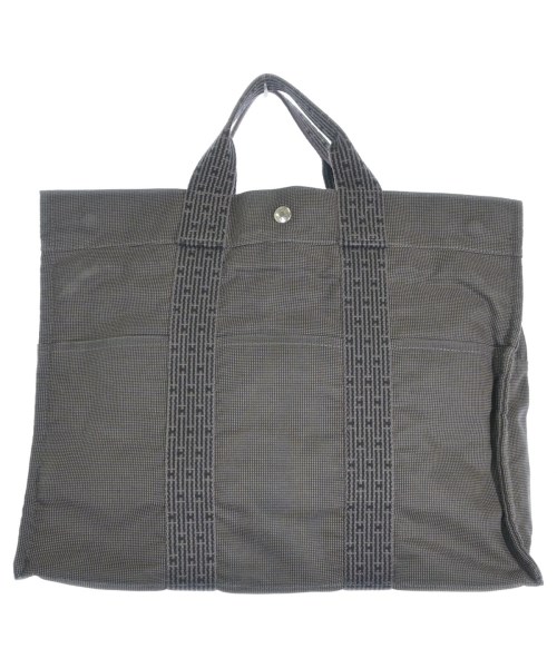 HERMES エルメス トートバッグ レディース MM グレー 【中古】【古着】