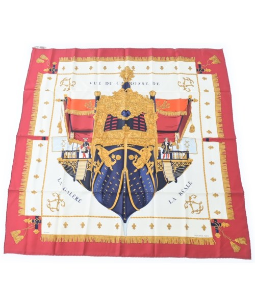 HERMES エルメス バンダナ・スカーフ レディース 90 赤等 【中古】【古着】